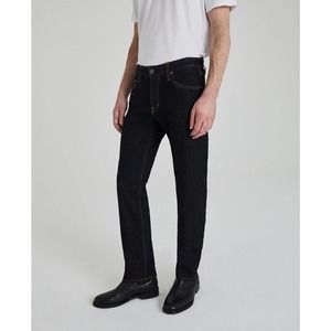 AG Adriano Goldschmied Men's Slim Straight Jeans - Dark Black